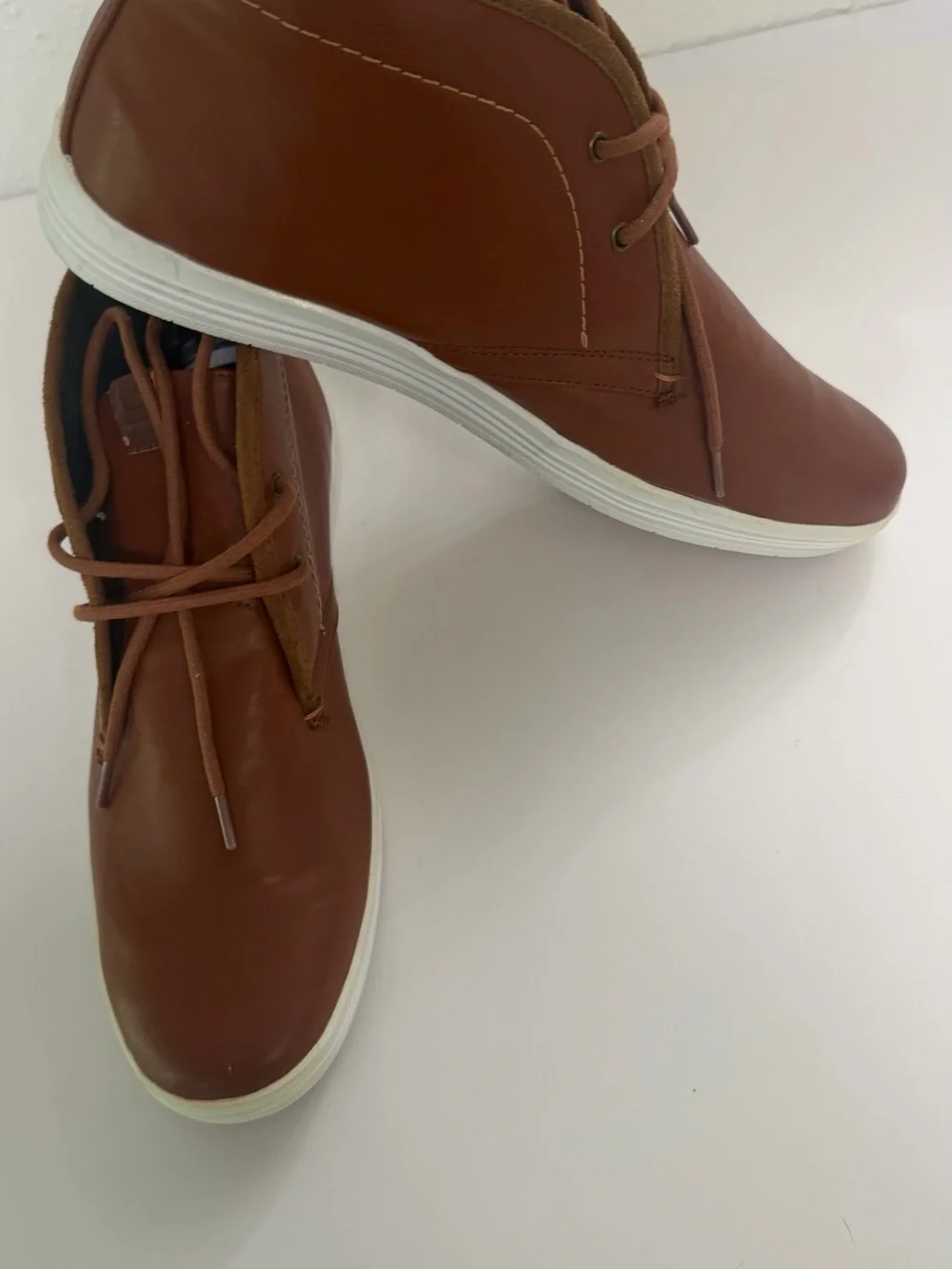 Ben Sherman Brown Chukka Boots Men’s Size 11.5 Casual Lace-Up Sneakers
